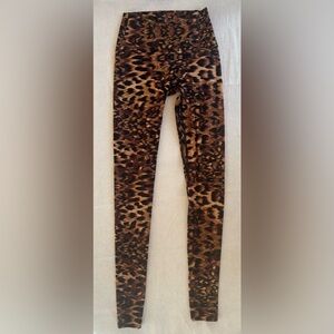 K-DEER Brown and Black Patterned Leggings